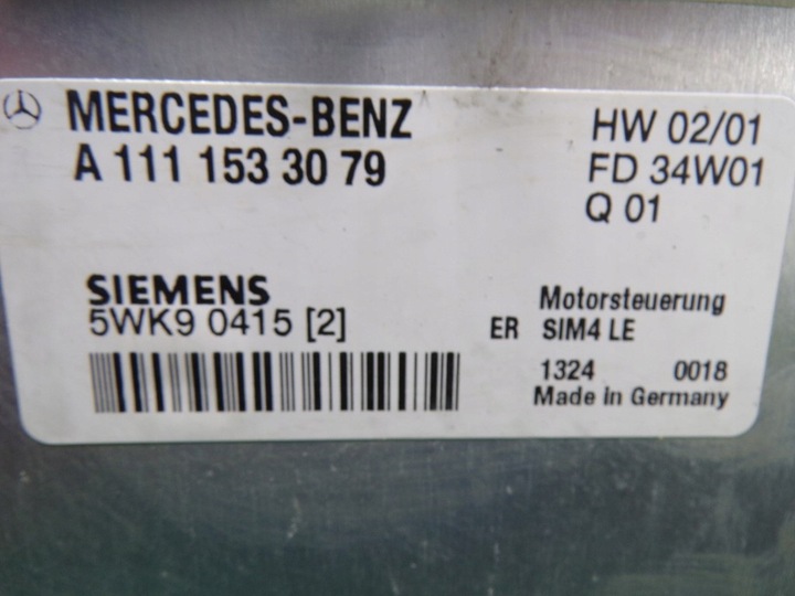 фото №12, Mercedes w203 2.0 комп'ютер блок керування двигуна a1111533079