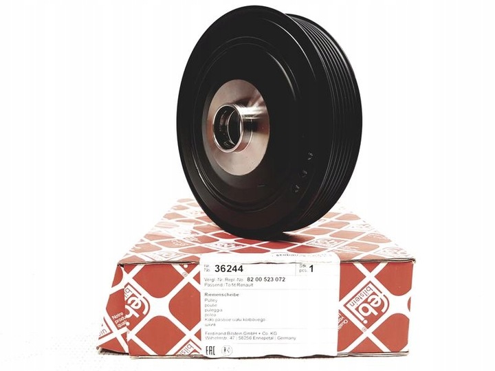 фото №13, Febi колесо пасове renault laguna ii 1.9 dci