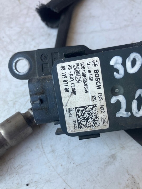 фото №5, Зонд датчик nox peugeot 308 t9 1.5 синий hdi нижняя 9811207180