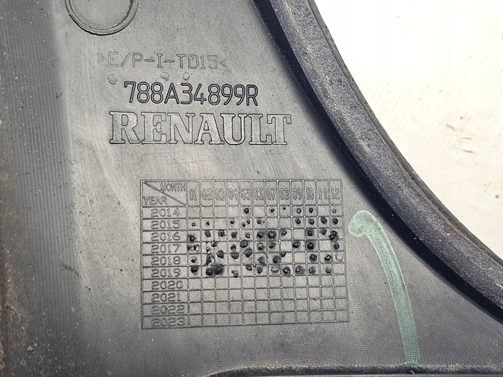 фото №16, Планка na крило dacia докер stepway 2014 - лівий зад ліва задня