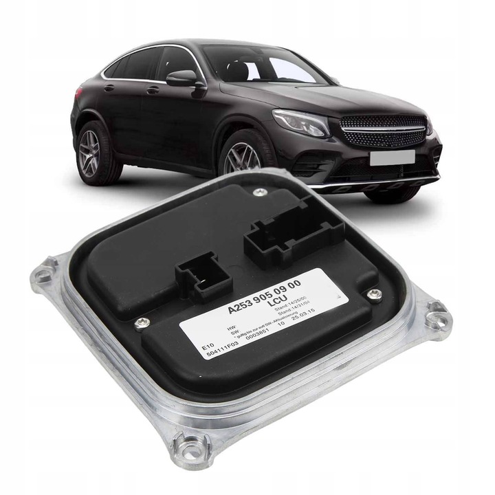 фото №11, Модуль керуючий фари led a2539050900 нержавіючий замінник для