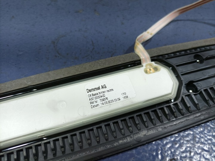 фото №6, Audi a7 c8 рестайлінг 23- планка накладка порогова задня ліва 4k8947424