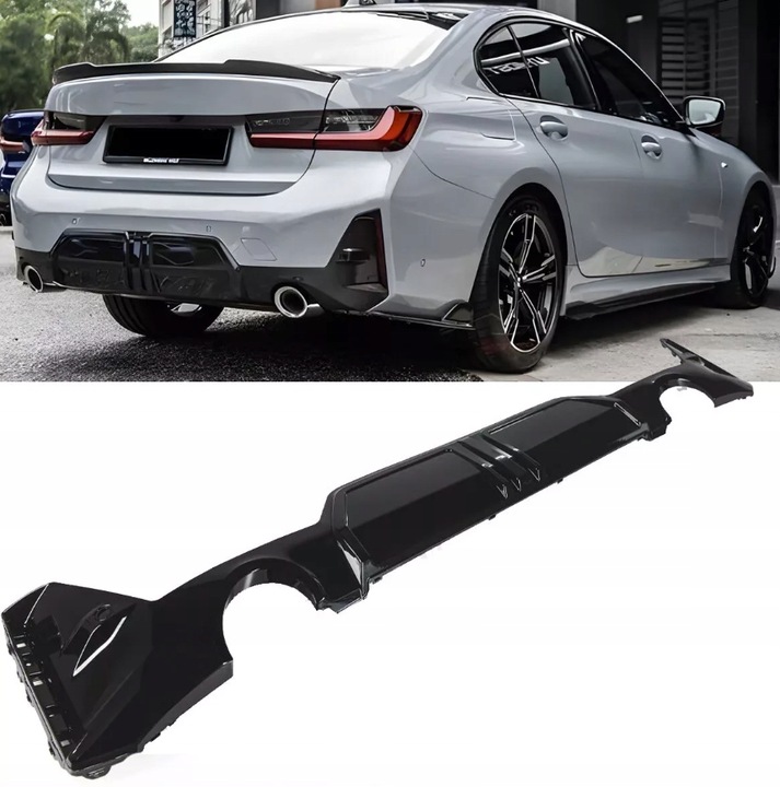 фото №10, Диффузор заднего бампера для bmw g20 g21 m sport lci рестайлинг m performance