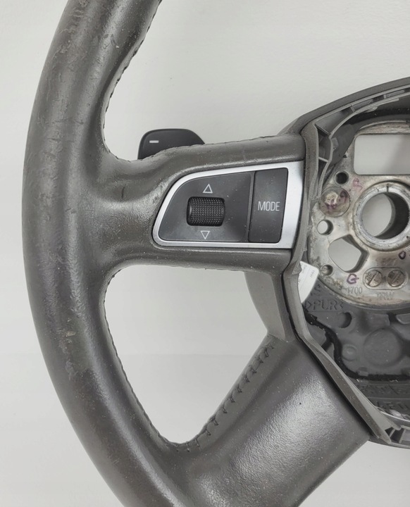 фото №15, Audi a8 d3 q7 a6 c6 рестайлінг кермо пелюстки сірий