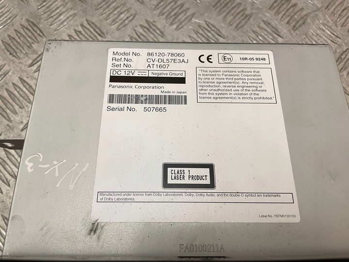 фото №7, Lexus nx 2020 панель / радіопрогравач cd/dvd/gps 8612078060