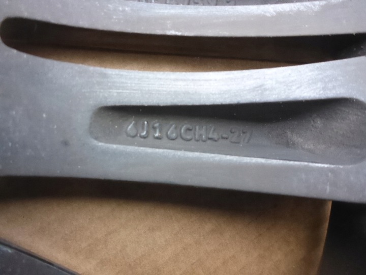 фото №16, Peugeot 301 citroen c3 c4 6x16 et27 4x108 9677100677 диск оригинал