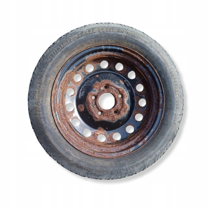 фото №9, Докатне колесо (докатка) запасне 5x120 t115/90 r16 bmw 3 e46 nr166