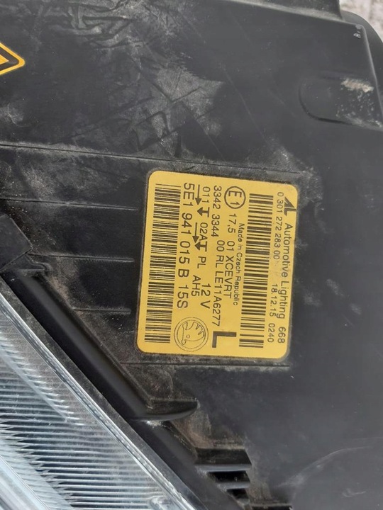 фото №3, Skoda octavia 3 5e1941015b 5e1941016b комплект