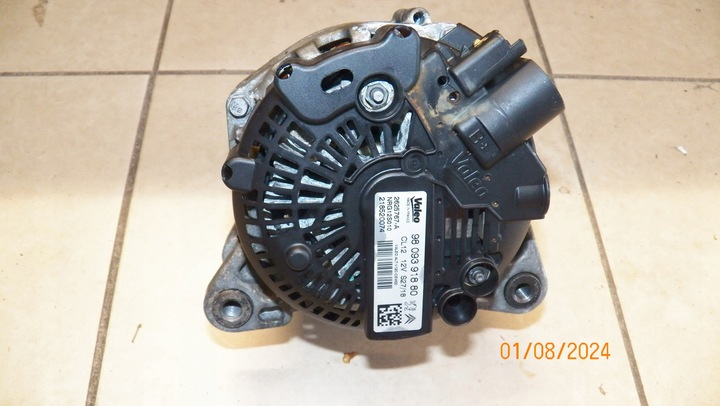 фото №3, Генератор citroen berlingo iv 1.2 thp 9809391880