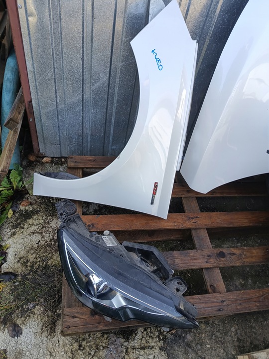 фото №10, Peugeot 308 t9 17- gt line рестайлінг бампер капот крила лампи kpl перед kwed