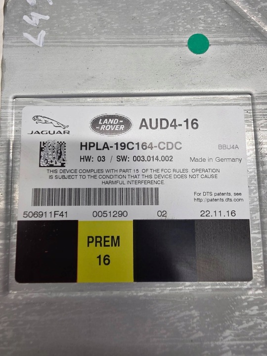 фото №5, Усилитель land rover range rover sport l494 hpla19c164cdc