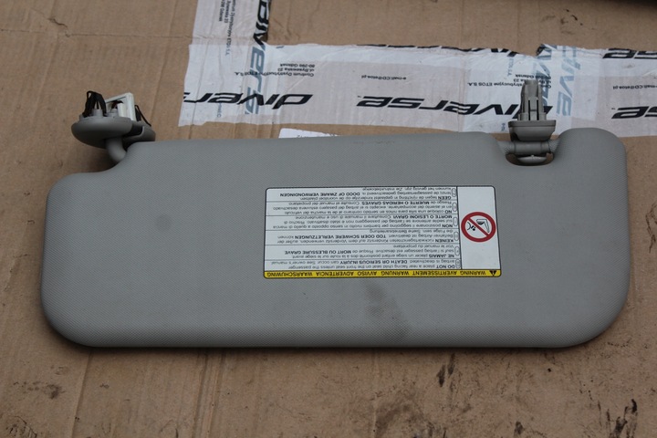 фото №5, Защита солнцезащитная козырёк toyota auris i e15 правая