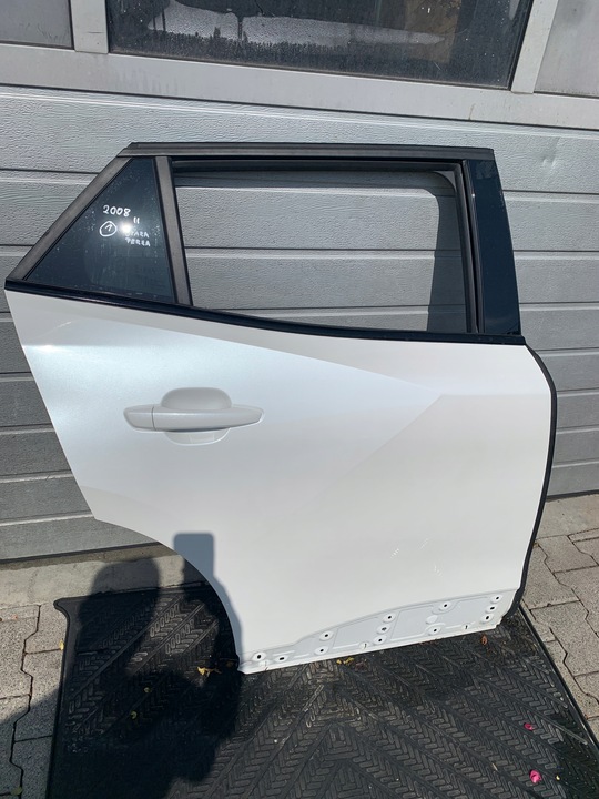 фото №1, Peugeot 2008 ii двері праві зад kwe біла перлина