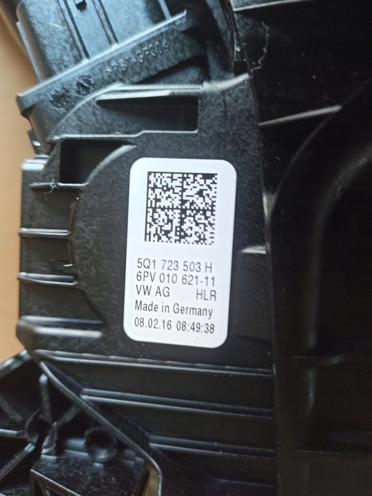 фото №5, Vw golf vii педаль гальма gaz основа європа 5q1723058bg 5q1723503h
