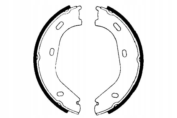 фото №2, Тормозные колодки тормозные тормоз ручной mercedes /8 w1