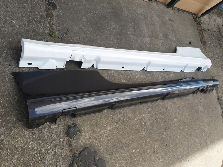 фото №6, Mercedes c w205 купе amg ліва+ права накладка порога планка