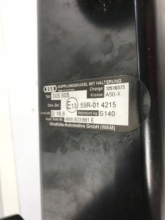 фото №10, Hak буксировочный audi q8 жгут 4m8803881e