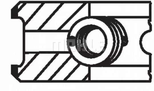 фото №9, Pierscienie/79.5/1.75-2-3 std vw 1t mahle 030 20 n0 набор кольца