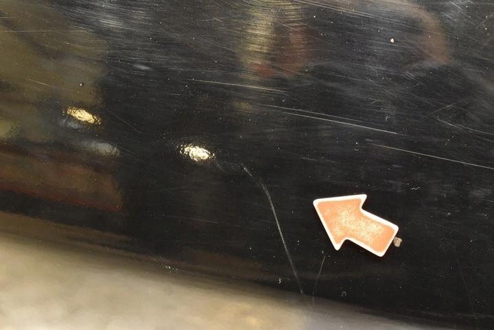 фото №8, Крышка багажника зад задняя чёрная mitsubishi outlander 1 i 01-08