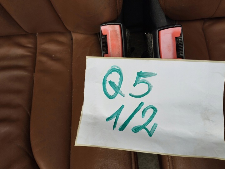 фото №11, Сиденья диван кожа комплект audi q5 8r 08/12