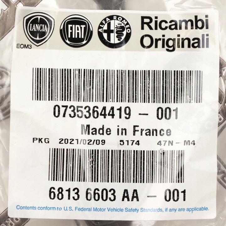 фото №8, Тримач fiat panda оригінальний номер 735364419