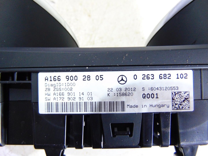 фото №6, Спідометр  mercedes ml w166 3.0 cdi a1669002805