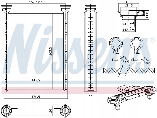 фото №16, Nissens 707214 теплообменник тепло, отопление интерьера
