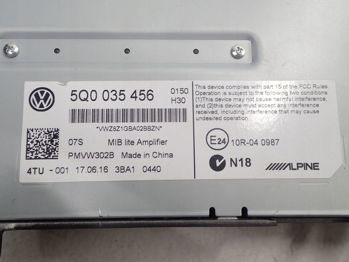 фото №11, ^^ vw golf 7 озвучення динамік сабвуфер підсилювач 5g0035621 розпродаж