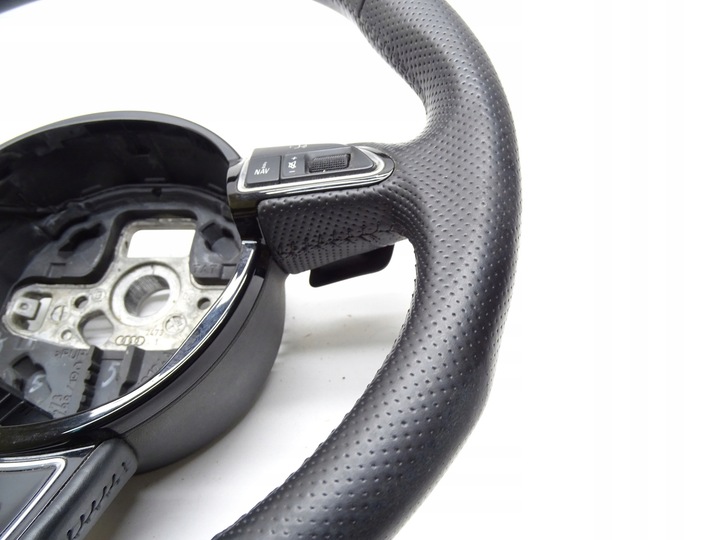 фото №9, Кермо шкіра мульті пелюстки s-line audi a4 b8 a5 8t рестайлінг 8k0419091cb