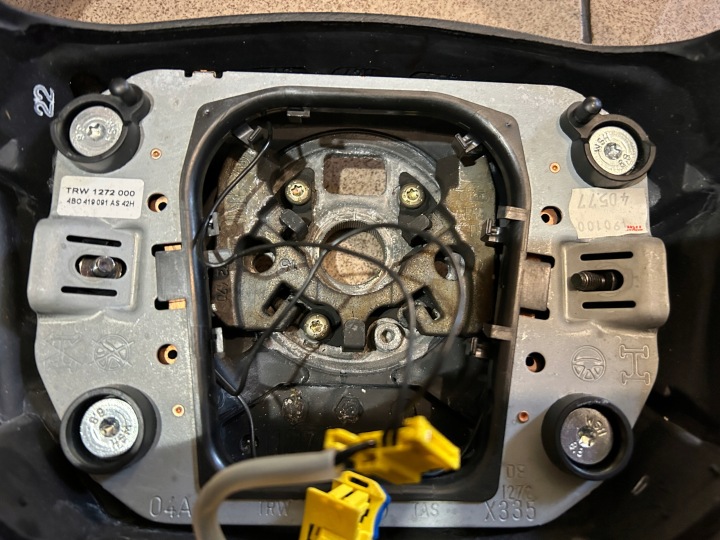 фото №12, Руль air bag чёрная audi a6 c5 дорестайлинг