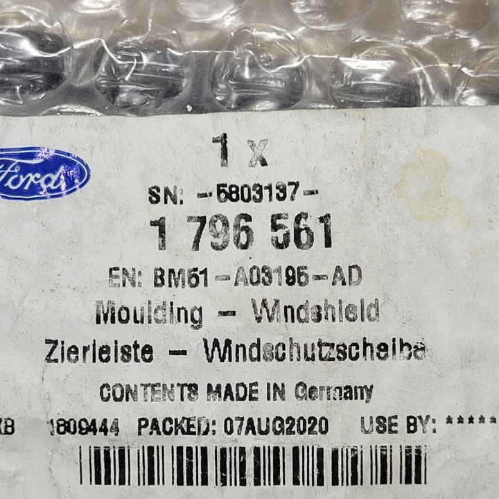 фото №11, Ford focus mk3 14-18r молдинг стёкла перед левая org bm51-a03195-ad 1796561