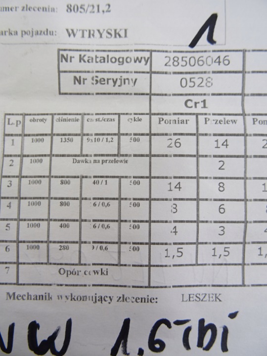 фото №11, Инжектор 1.6tdi 04l130277an delphi leon iii 5f vw golf vii тест печать