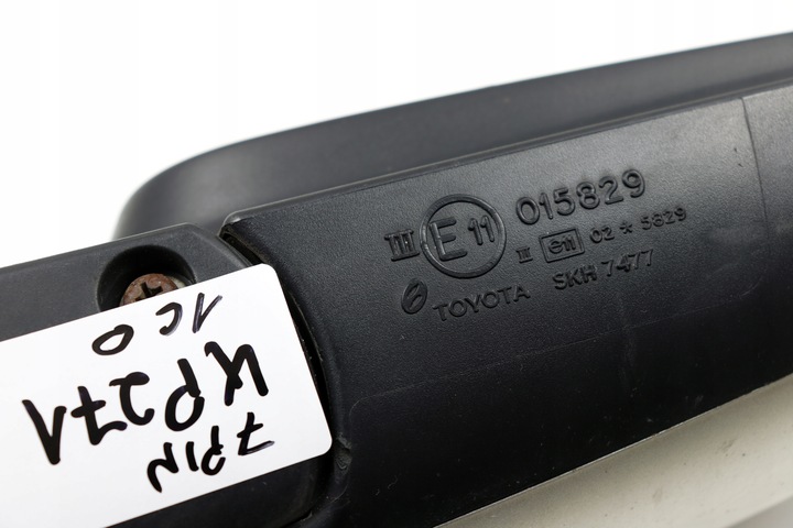 фото №8, Toyota avensis t25 дзеркало праві 7 pin 1c0 сріблястий європа