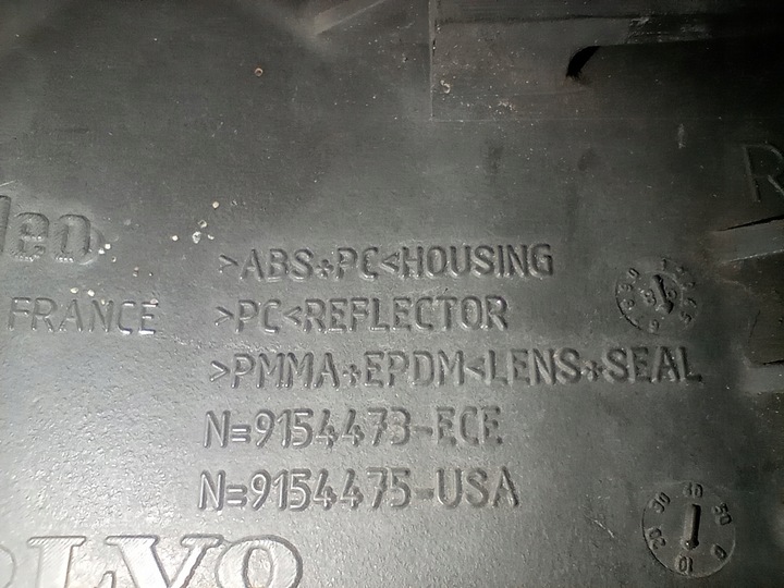 фото №8, Volvo s80 i лампа правый перед 9154473 9154475-usa