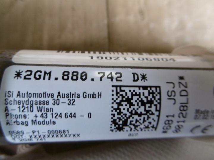 фото №5, Шторка подушка правая 2gm880742d vw t-cross