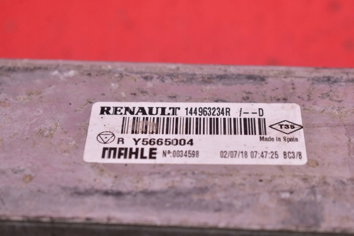 фото №10, Радіатор інтеркулер 144963234r renault kangoo 2 ii 1.5 dci 13-21