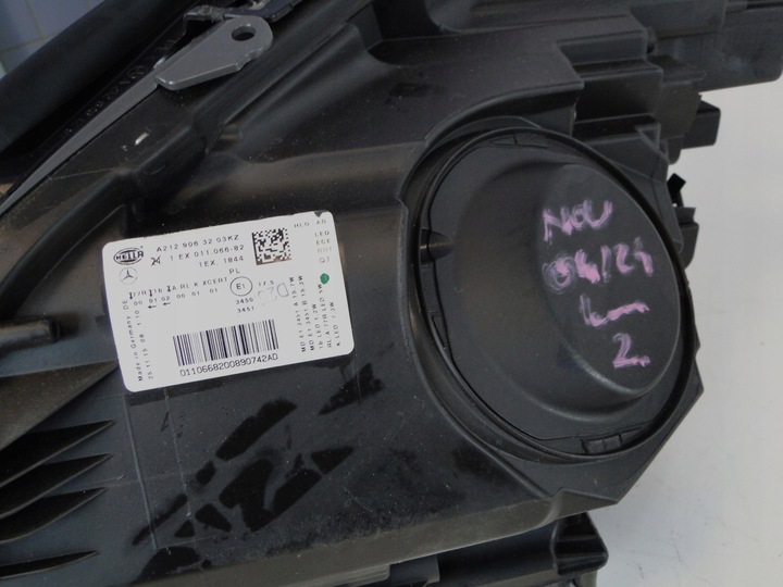 фото №15, Mercedes e класс w212 212 рестайлинг лампа правая полный led ils управляемая