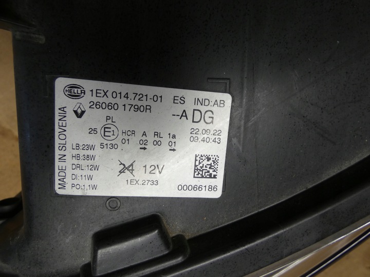 фото №8, Лампа левая перед передняя renault trafic iv 2023 полный led reflekotr левый