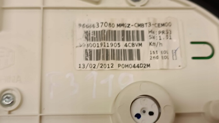 фото №9, Peugeot 206 + plus спідометр  9666637080 європа 503001911905
