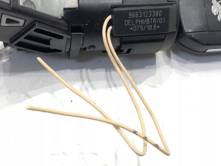 фото №10, Набір замок запалювання комп'ютер двигуна модуль bsi вставка замка peugeot 308 ii