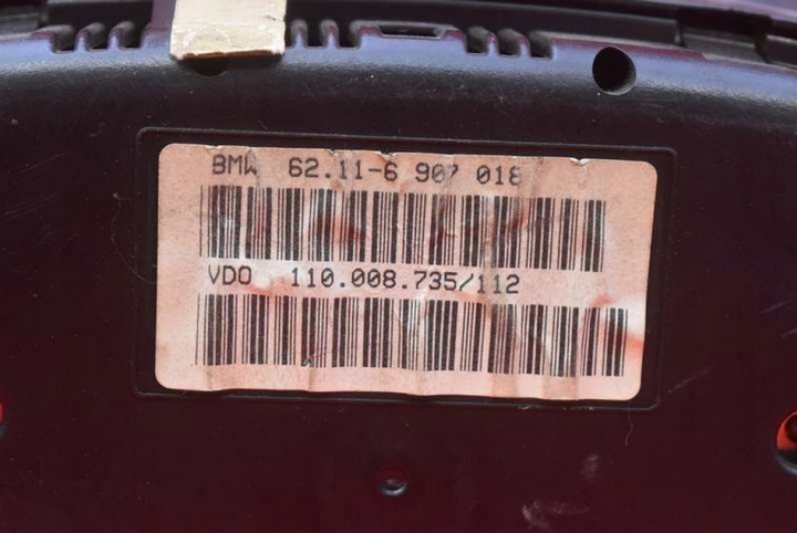 фото №5, Спідометр  прилади eu 6907018 bmw e39 2.0 d 136 km 00-04