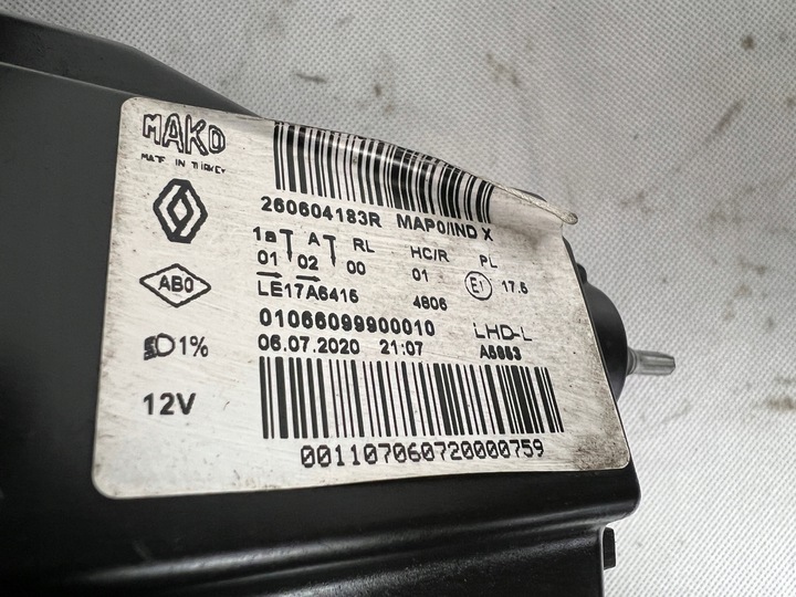 фото №12, Renault clio 5 v повний led лампа ліва права фара лівий праві демонтаж