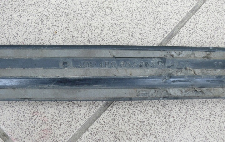 фото №10, Планка средняя дверь левый перед audi s6 a6 c5 рестайлинг lz9w 4b0853953b