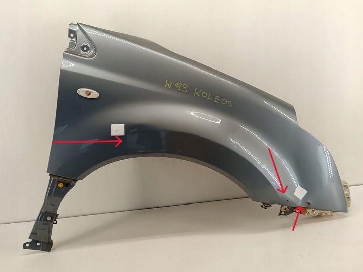 фото №1, Крило праві перед переднє renault koleos 08-11