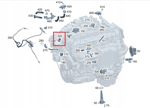 фото №2, Mercedes om654 om656 датчик тиску пального