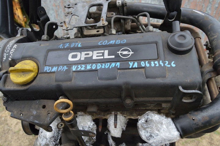 фото №6, Двигун стійка y17dtl opel combo c 1,7dtl