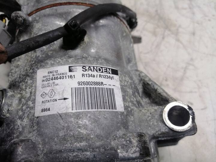 фото №5, Компрессор кондиционера nissan juke ii f16 1.0 clio