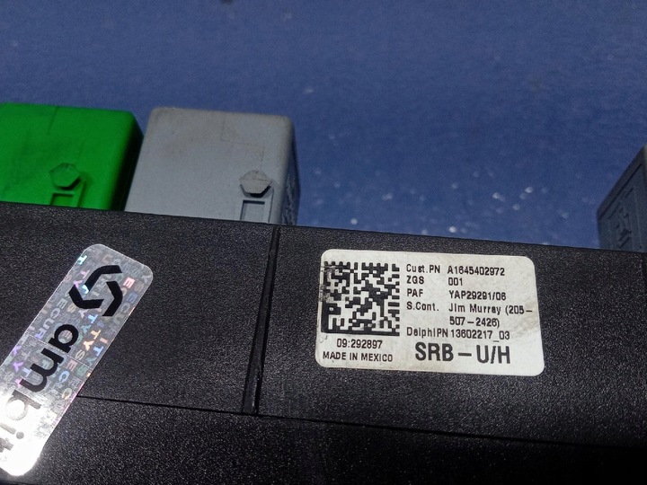 фото №5, Mercedes r w251 коробка запобіжників a1645402972