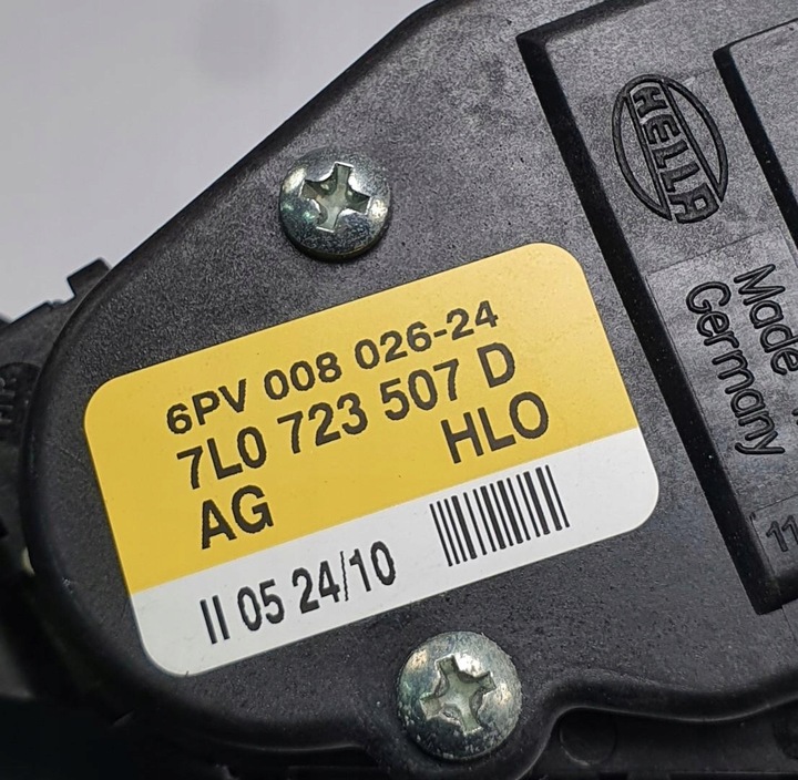 фото №5, Педаль газу потенціометр porsche cayenne ii 7p5 7l0723507d