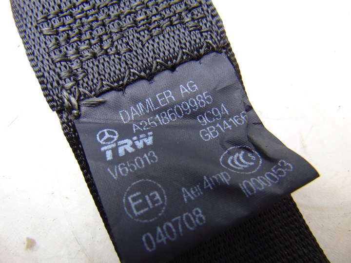 фото №4, Pas безопасности зад задний mercedes r-klasa w251 a2518609985